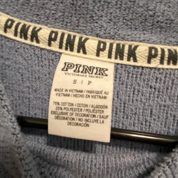 Victoria’s Secret PINK Blue oversized sweater - Picture 3 of 3